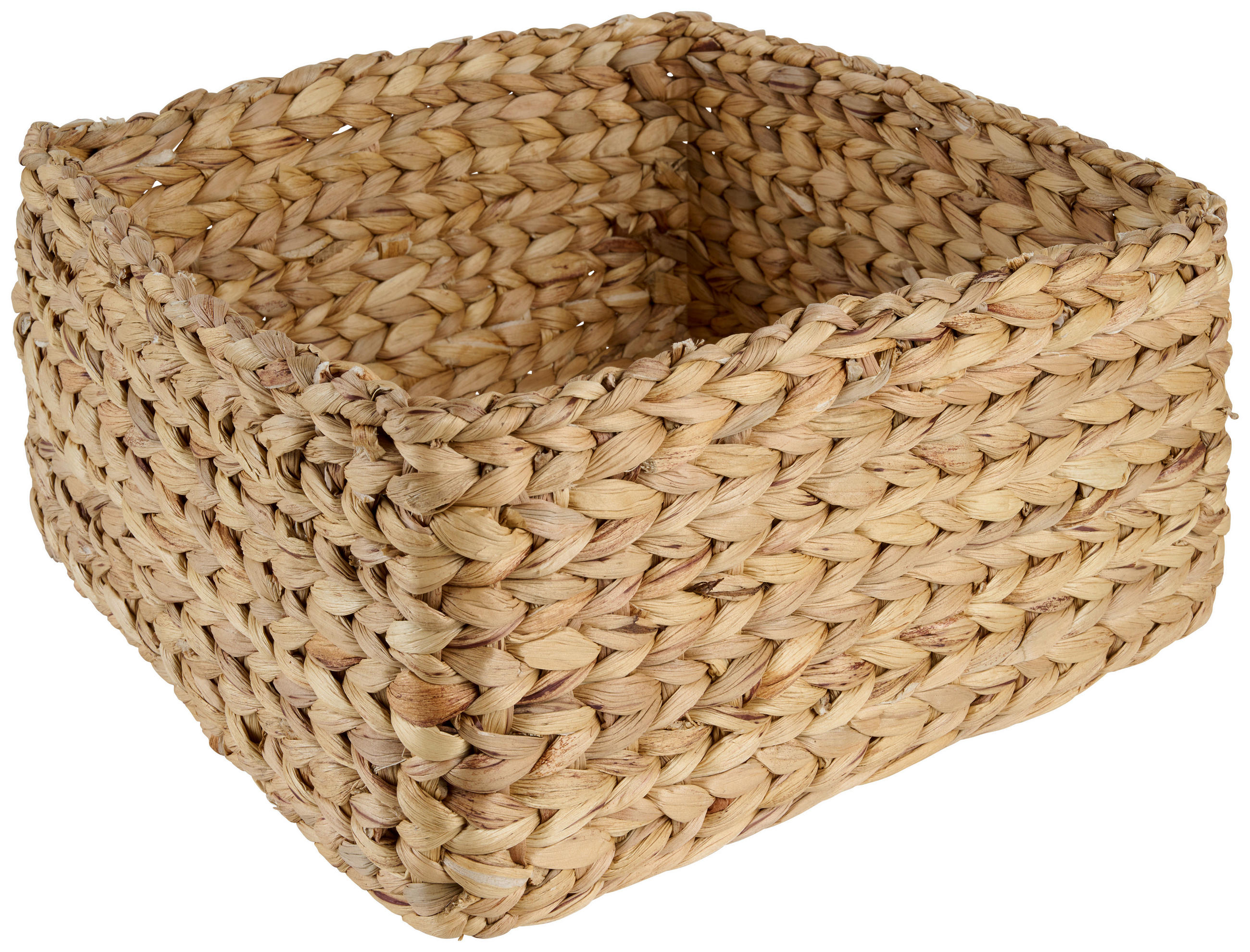 NaturalCozy Rechteckige Regalkörbe Aus Baumwolle, 30x20,3x11,4 Cm – 3 Stück In Verschiedenen Brauntönen, Perfekt Für Ordnung Im Regal