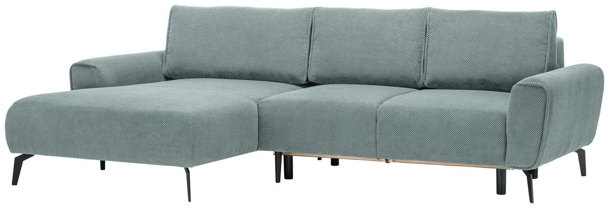 HÖRNSOFFA i vävt tyg mintgrön  - mintgrön/svart, Design, metall/textil (170/272cm) - Livetastic