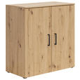 KOMMODE  in 80/83/40 cm  - Anthrazit/Schwarz, MODERN, Holzwerkstoff/Kunststoff (80/83/40cm) - Carryhome