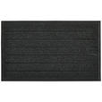 SCHMUTZFANGMATTE  45/75 cm  Schwarz  - Schwarz, KONVENTIONELL, Kunststoff (45/75cm) - Esposa