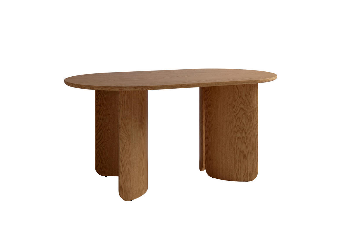 ESSTISCH 160/90/76 cm Echtholz, Nachbildung  Holzwerkstoff Eichefarben  - Eichefarben, MODERN, Holzwerkstoff (160/90/76cm) - Schöner Wohnen