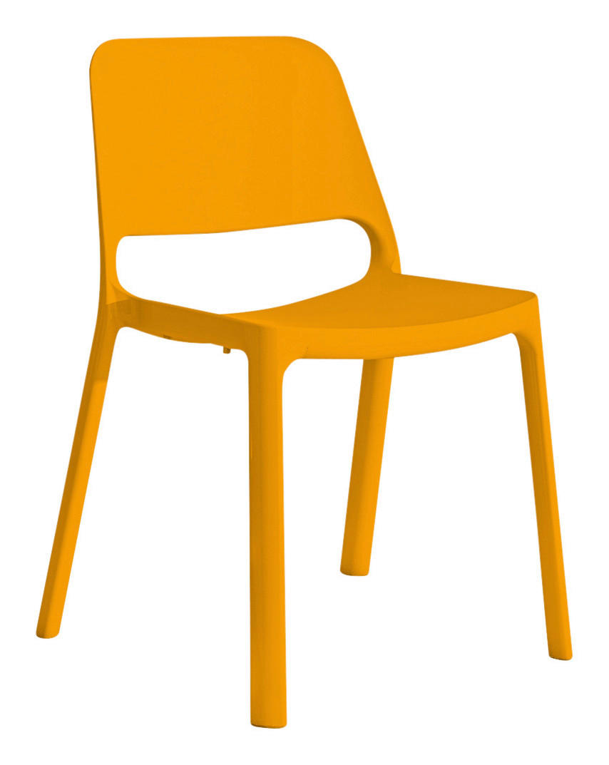 Stapelstuhl in Kunststoff Orange