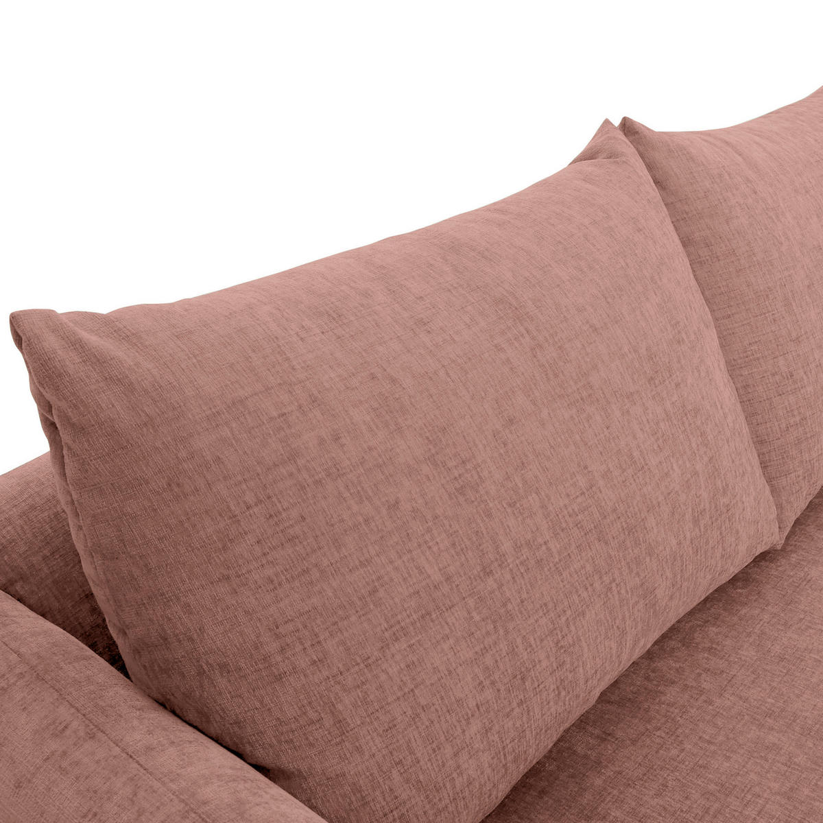 ECKSOFA Altrosa Flachgewebe  - Buchefarben/Altrosa, KONVENTIONELL, Holz/Textil (230/144cm) - Carryhome