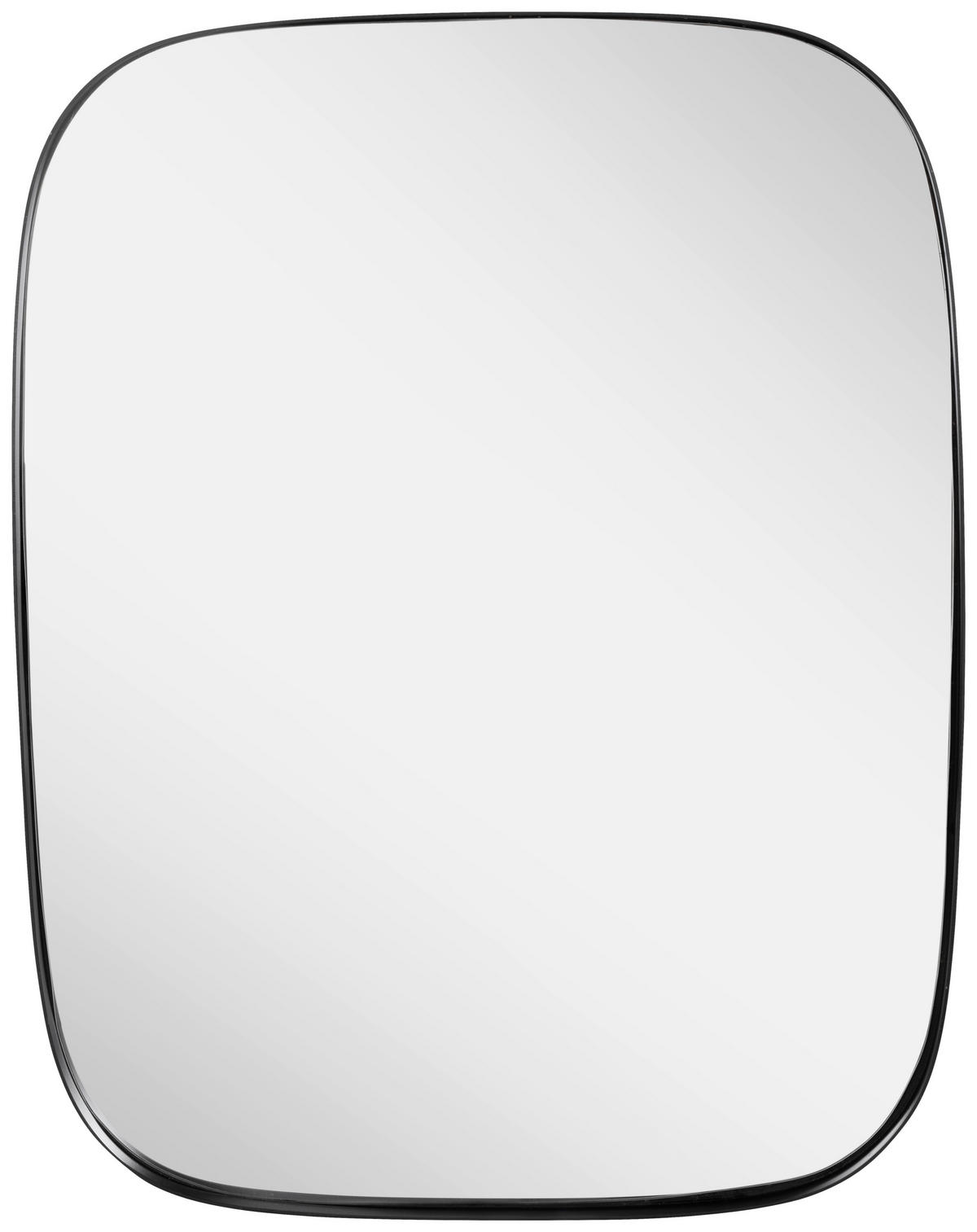 OGLINDĂ DE PERETE 70/90/2 cm    - negru, Design, sticlă/metal (70/90/2cm) - MID.YOU
