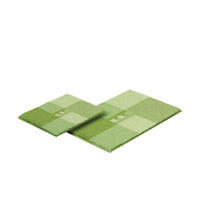 BADEMATTENSET Grund Grün 40x50/50x80 cm  - Grün, Basics, Kunststoff/Textil (40x50/50x80cm) - Grund