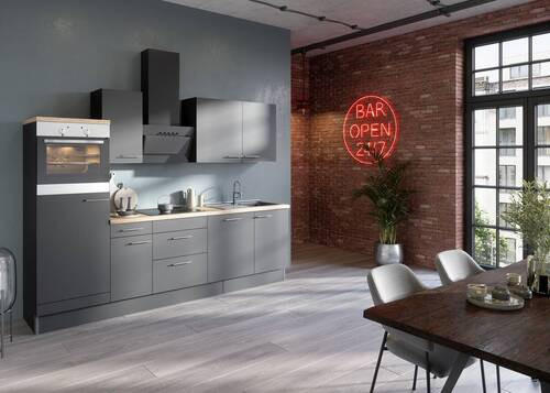 Optifit Küchenblock Anthrazit 270 cm