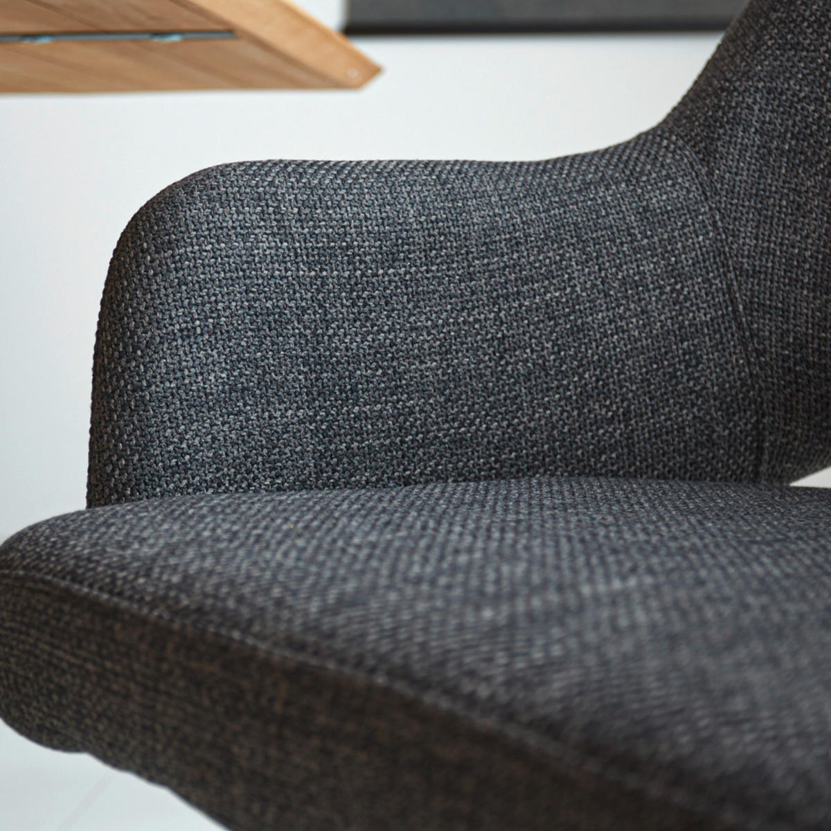 ŽIDLE, antracitová - černá/antracitová, Moderní, kov/textil (54,5/85/61,5cm) - MID.YOU
