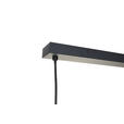 HÄNGELEUCHTE 95/15/120 cm  - Schwarz/Grau, Trend, Glas/Metall (95/15/120cm) - Novel