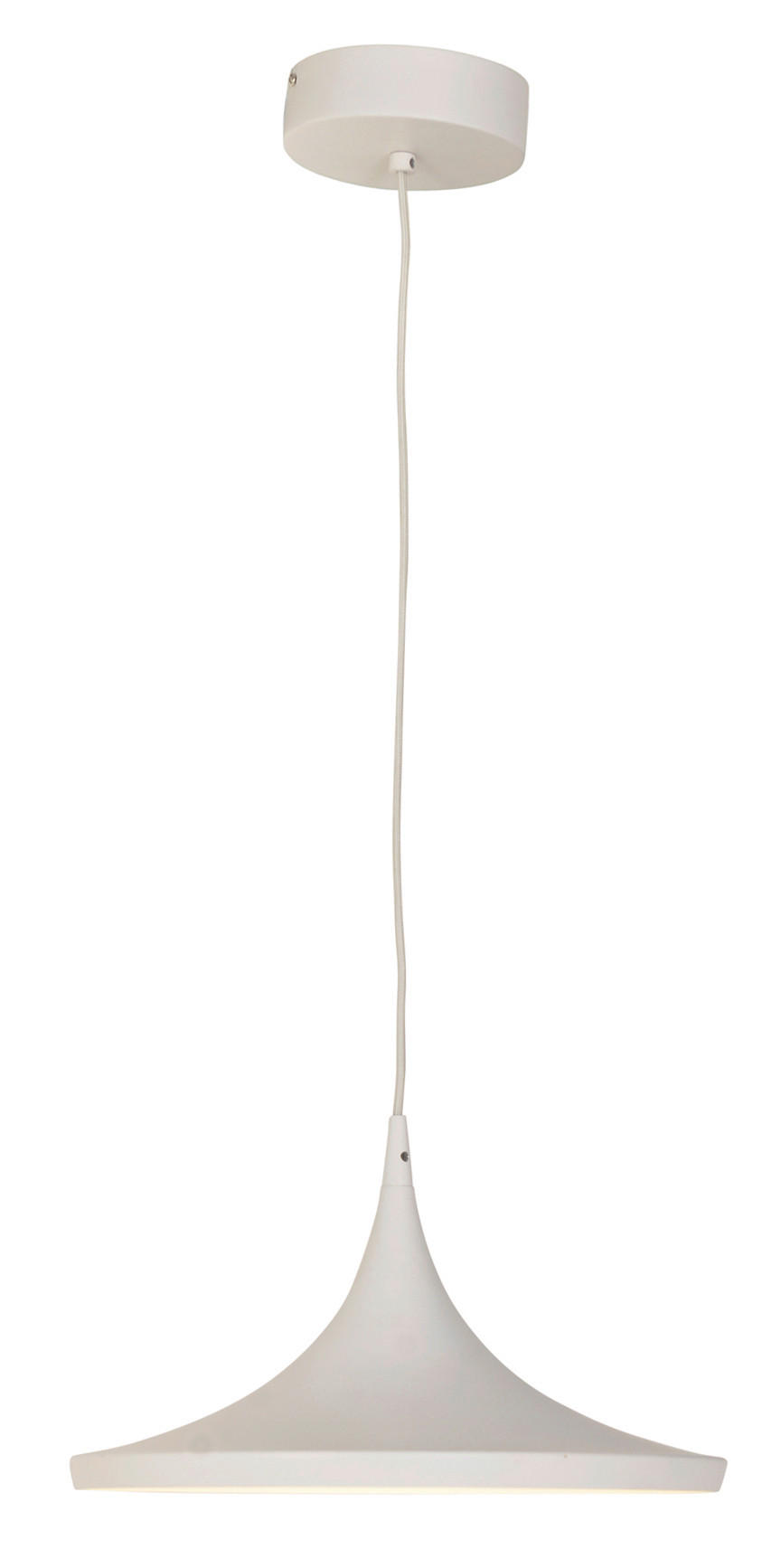 LED-HÄNGELEUCHTE Oslo 37/150 cm   - Weiß, Design, Metall (37/150cm) - Näve