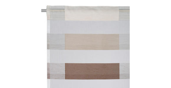 FERTIGVORHANG  halbtransparent   140/245 cm  - Taupe, Basics, Textil (140/245cm) - Dieter Knoll