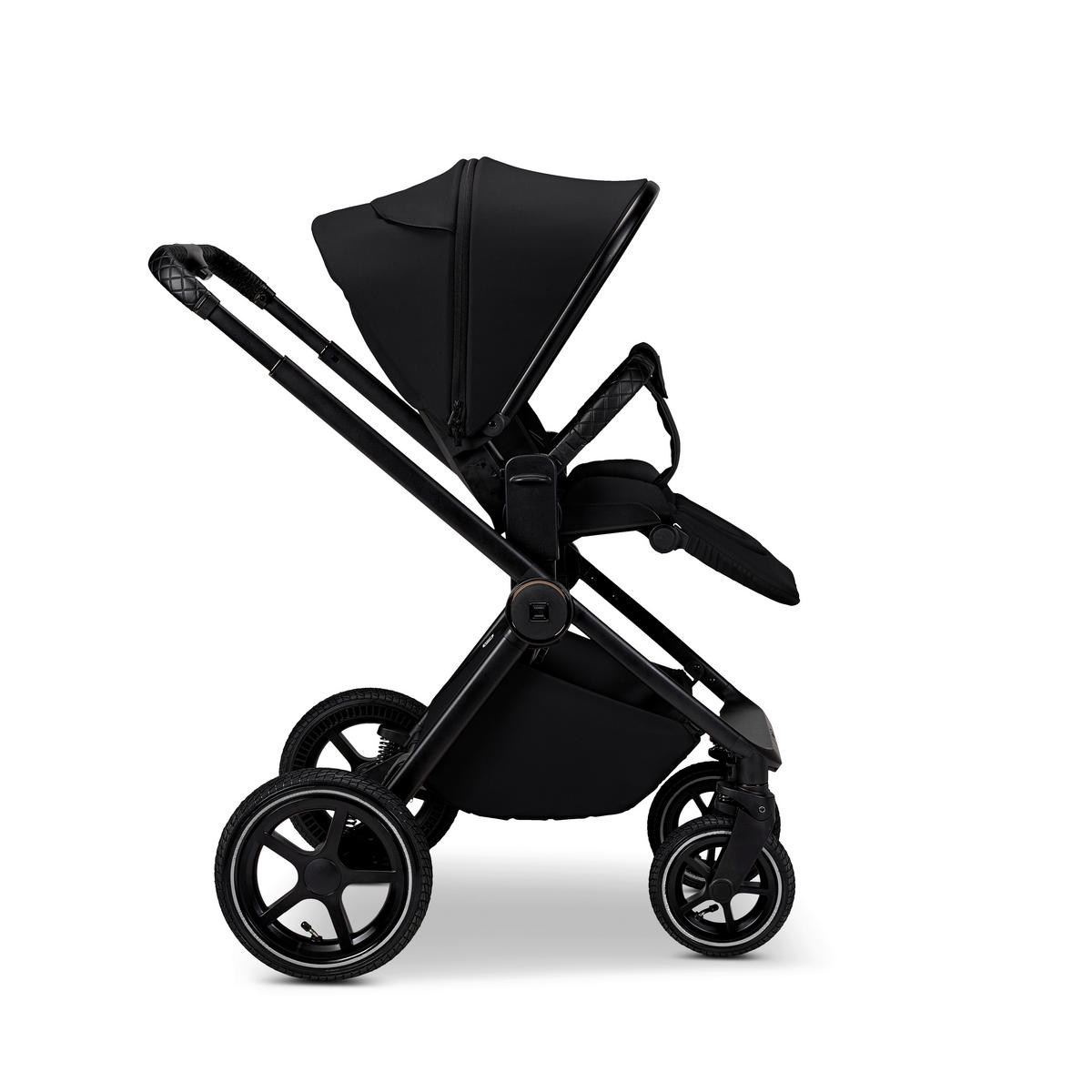 KOMBIKINDERWAGEN  Gio 2.0  Onyx  - Schwarz, Basics (84/61/114cm) - Moon