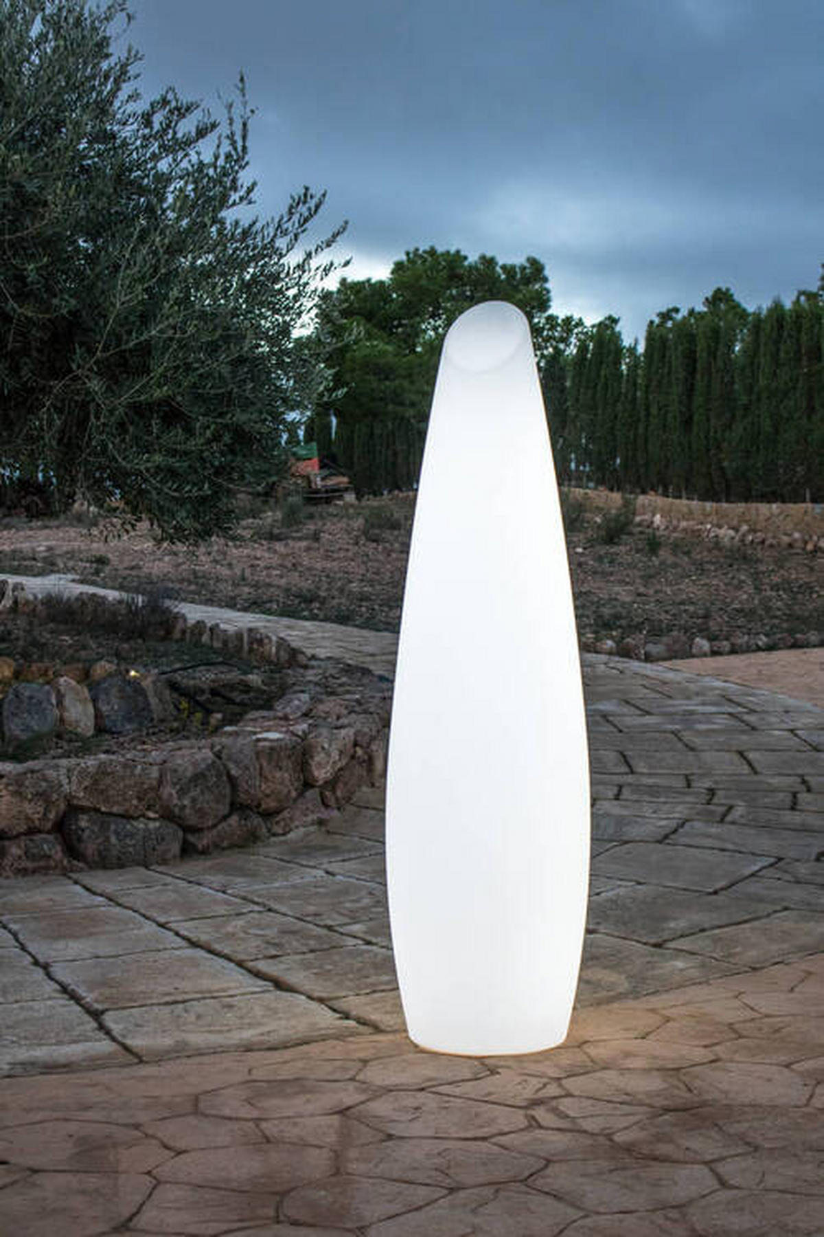 LED-STEHLEUCHTE Fredo 38/139/38 cm   - Weiß, KONVENTIONELL, Kunststoff (38/139/38cm) - New Garden