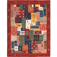ORIENTTEPPICH 80/200 cm Chrysopras Rot Multicolor  - Multicolor, LIFESTYLE, Textil (80/200cm) - Cazaris