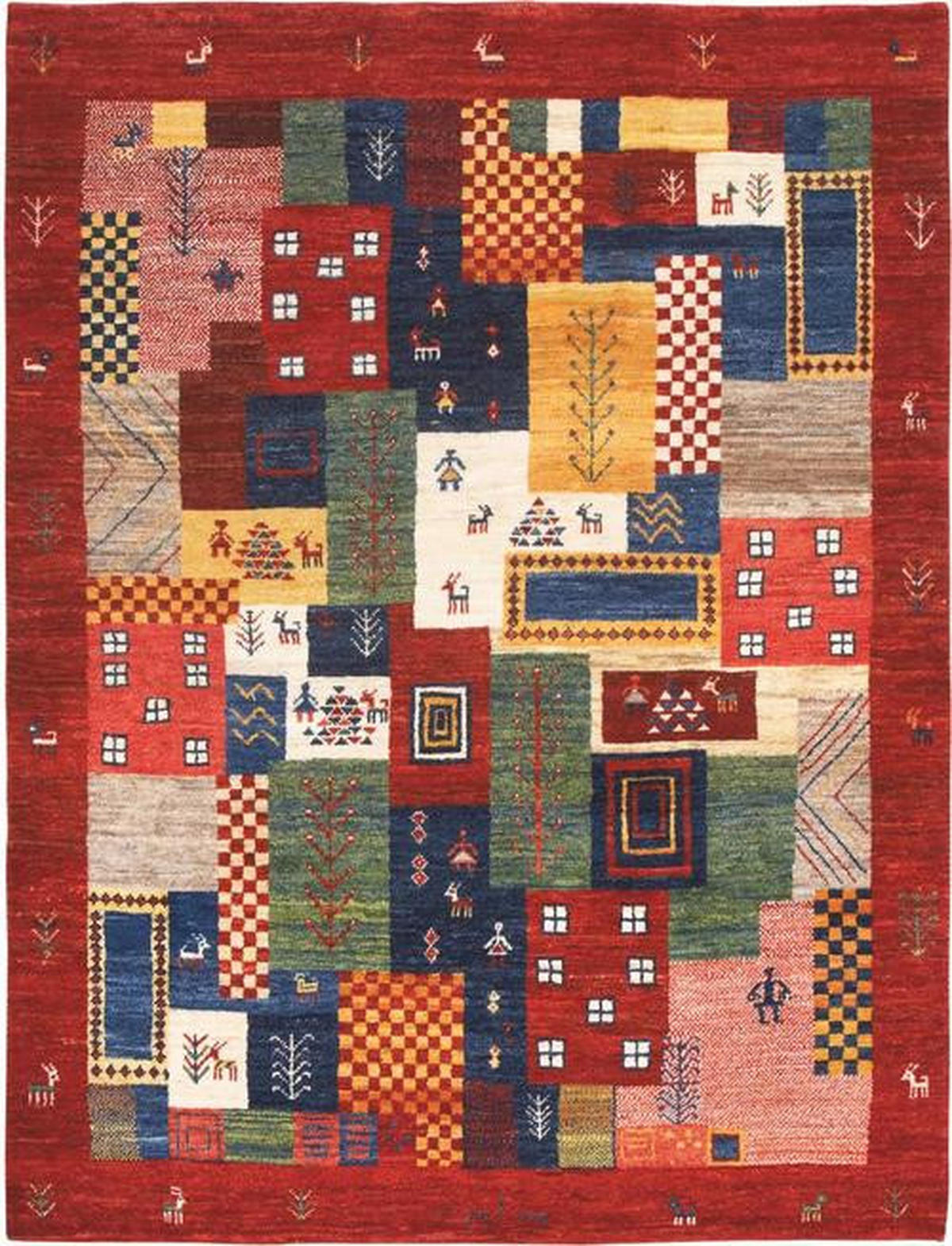 ORIENTTEPPICH 80/200 cm Chrysopras Rot Multicolor  - Multicolor, LIFESTYLE, Textil (80/200cm) - Cazaris