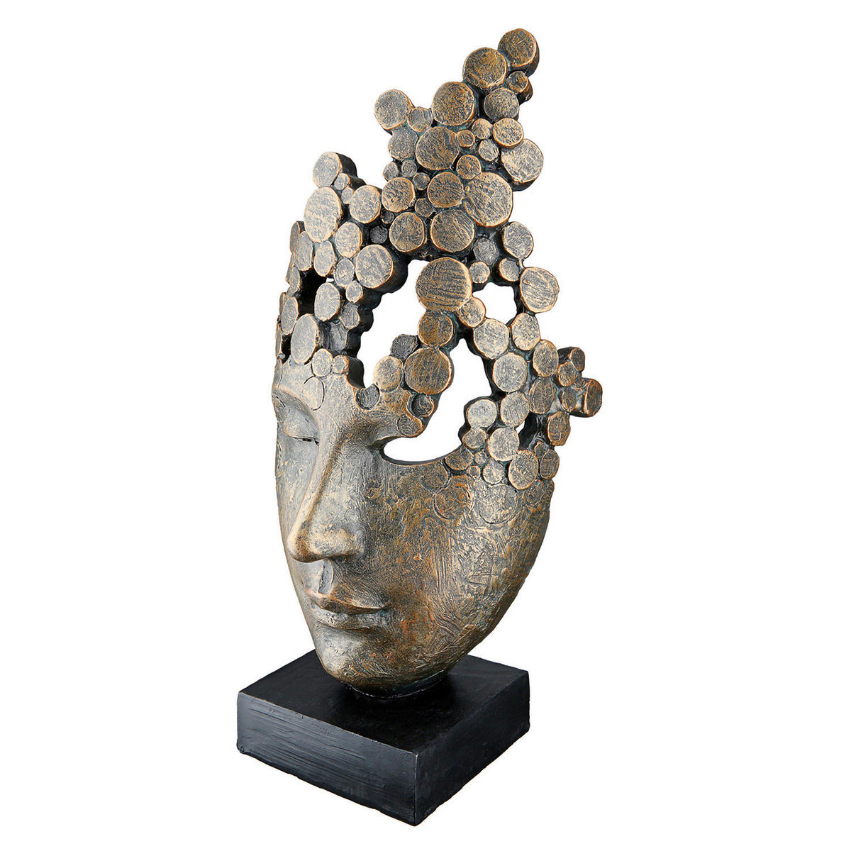 SKULPTUR - Bronzefarben, Basics, Kunststoff (19,5/36/15cm)