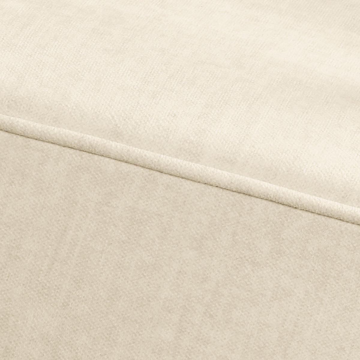 SCHLAFSOFA Mikrofaser Creme Armteil links, Armteil rechts  - Creme/Braun, Design, Holz/Textil (190/74/91cm) - P & B