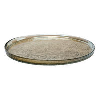 TELLER Braun 19,5/2 cm Luzia  - Braun, KONVENTIONELL, Glas (19,5/2cm) - Ritzenhoff Breker