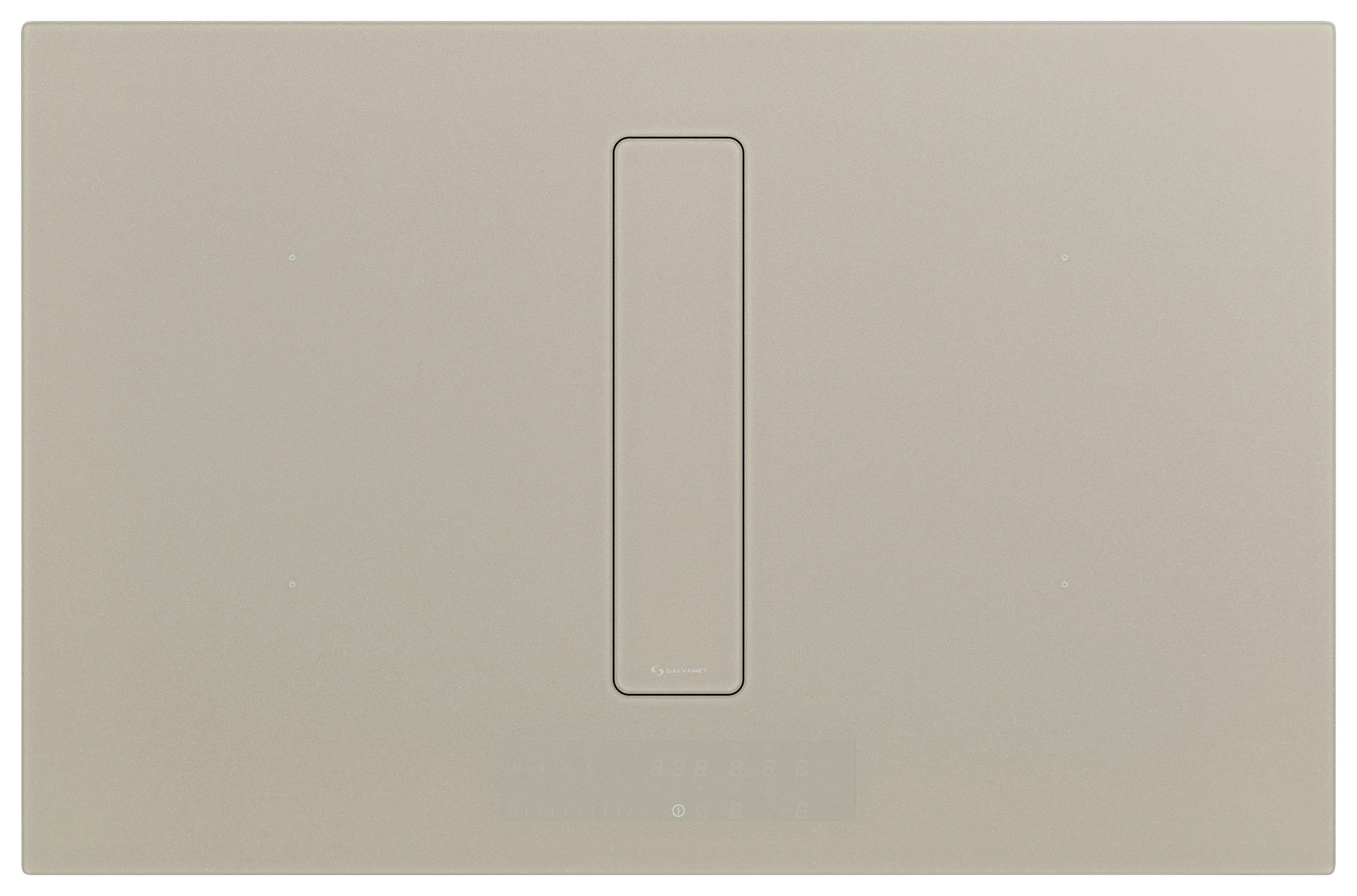 KOCHFELD-DUNSTABZUG-KOMBI HELO PERFECTO 800 OKTA  - Champagner, Basics, Glas/Metall (80/52/24cm) - HKT