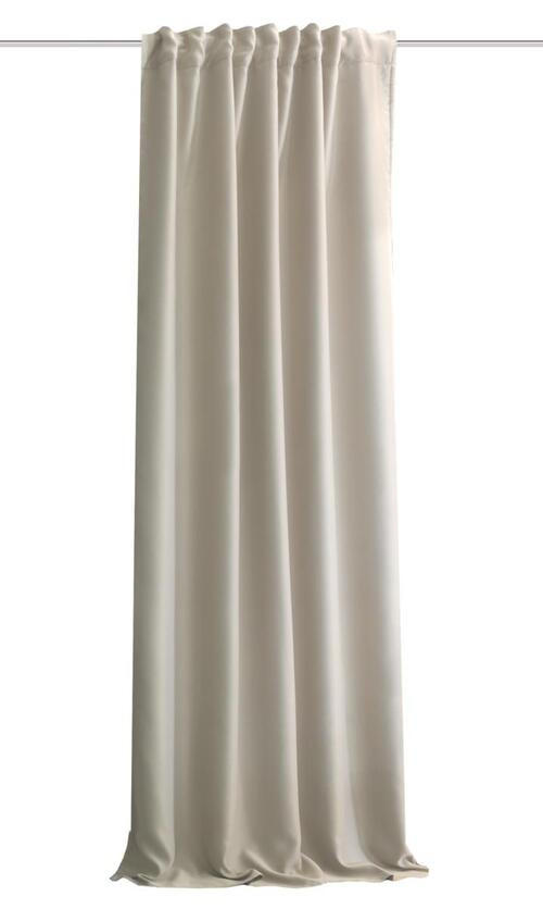 LÄRMSCHUTZVORHANG blickdicht  - Naturfarben, Basics, Textil (135/245cm)