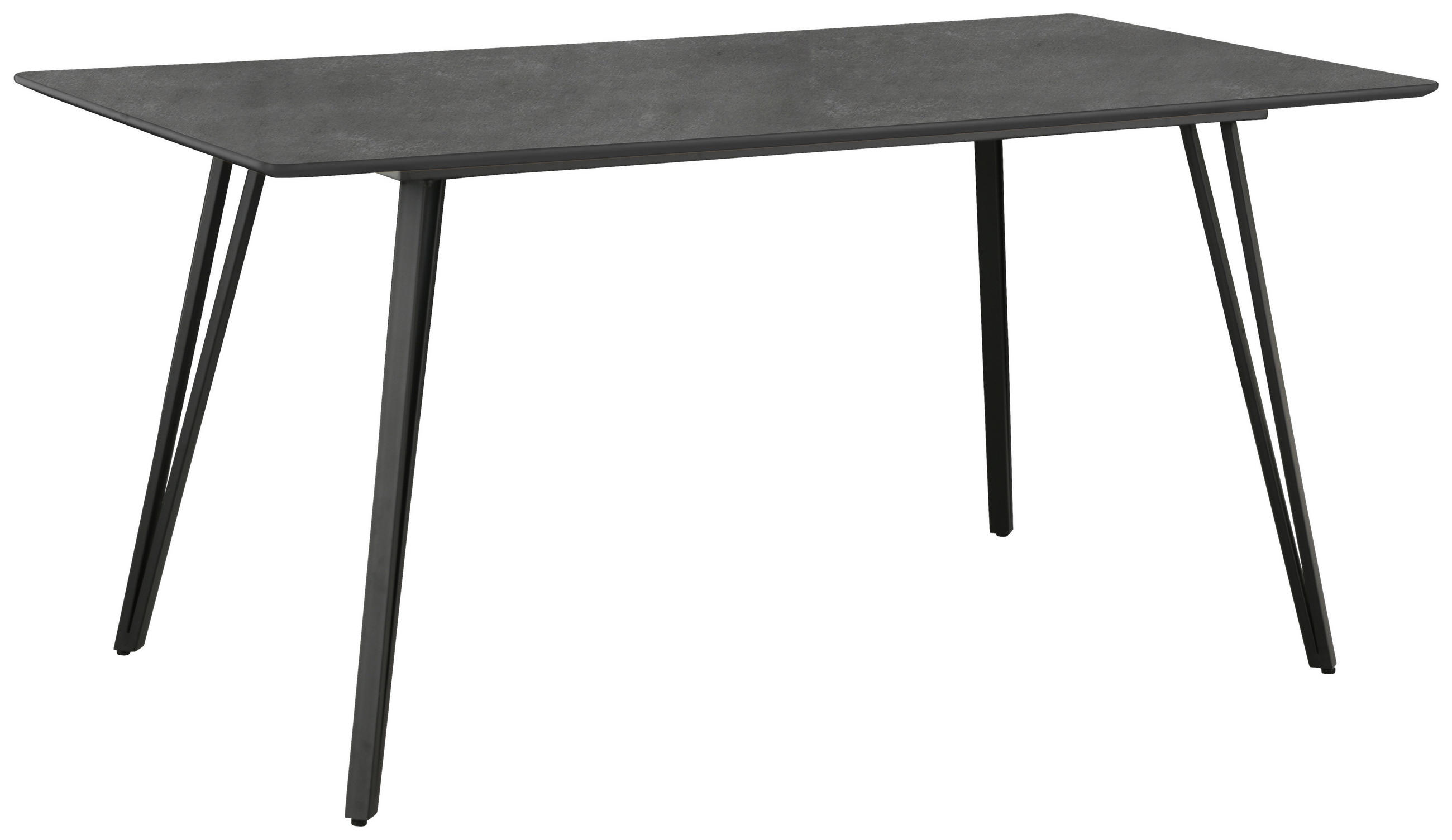 Boxxx Esstisch Grau 80x75x160 cm