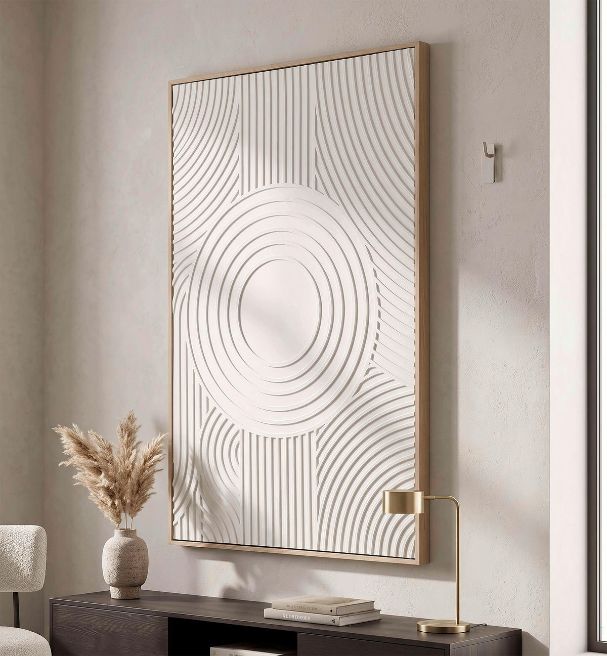 LEINWANDBILD  - Goldfarben, Basics, Holz/Kunststoff (80/120/3.8cm)