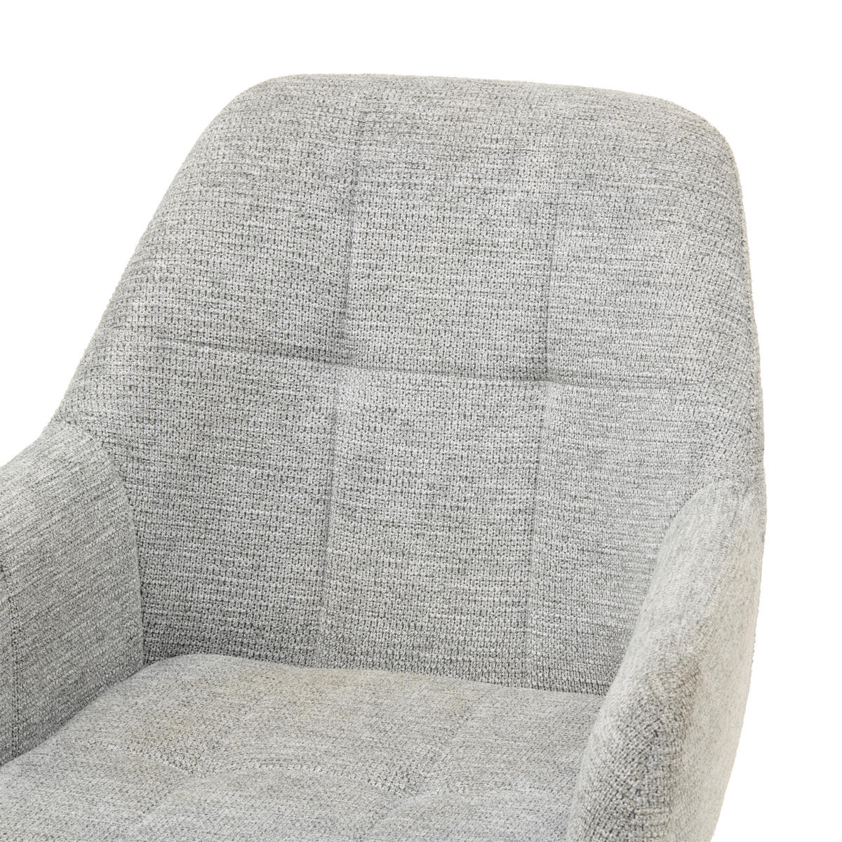 ŽIDLE S PODRUČKAMI, železo, tkaná látka, šedá, černá - šedá/černá, Konvenční, kov/textil (58/88/63cm) - MID.YOU