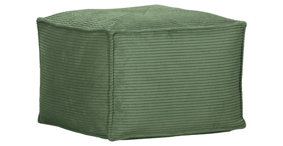 HOCKER Cord Olivgrün  - Olivgrün, KONVENTIONELL, Textil (65/45cm) - Carryhome