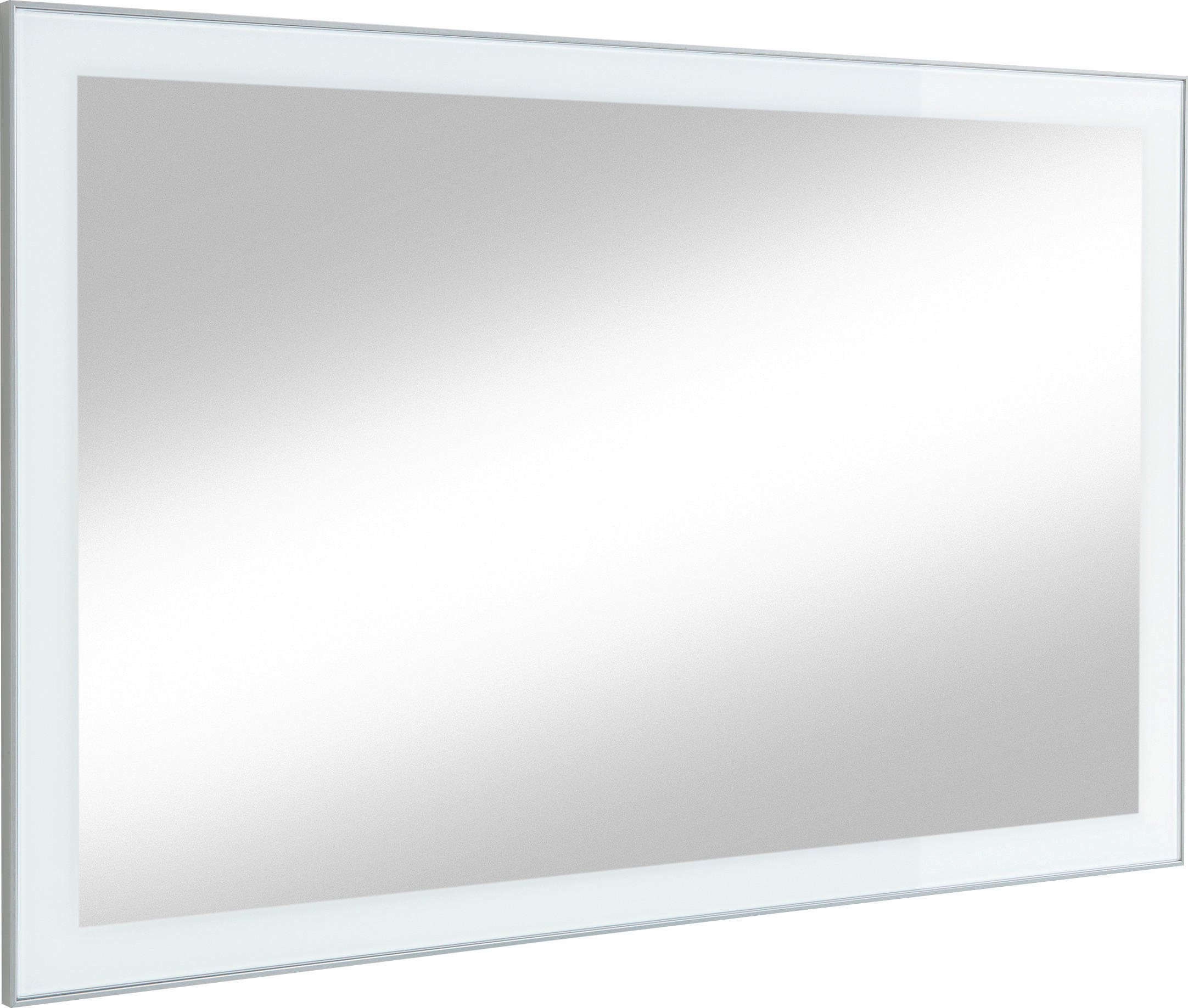 WANDSPIEGEL 120/77/2 cm  - Weiß, Design, Glas (120/77/2cm)