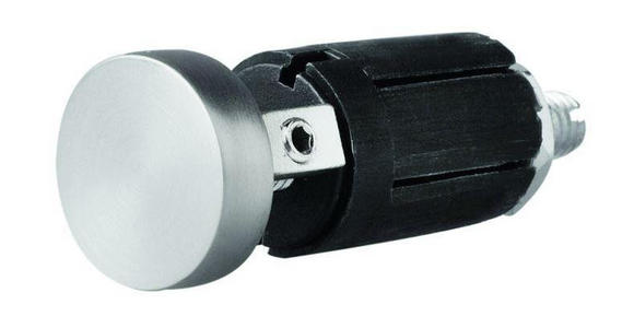 ENDSTÜCK  - Edelstahlfarben, Basics, Metall (2,5cm) - Homeware