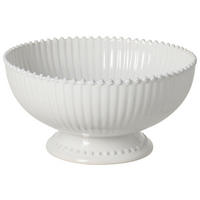 OBSTSCHALE PEARL  - Weiß Hochglanz, Basics, Keramik (32/16,1cm) - Costa Nova