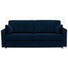 SCHLAFSOFA in Textil Dunkelblau  - Chromfarben/Dunkelblau, Konventionell, Textil/Metall (208/86/97cm) - Novel