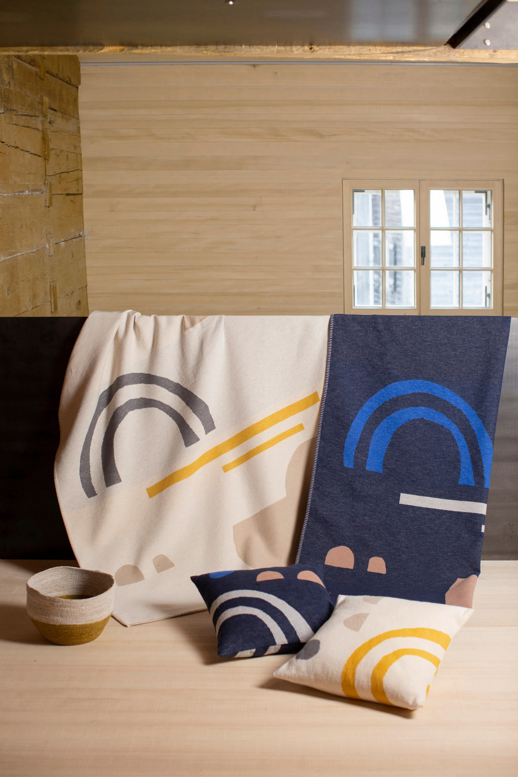 WOHNDECKE 140/200 cm - Blau, KONVENTIONELL, Textil (140/200cm) - David Fussenegger