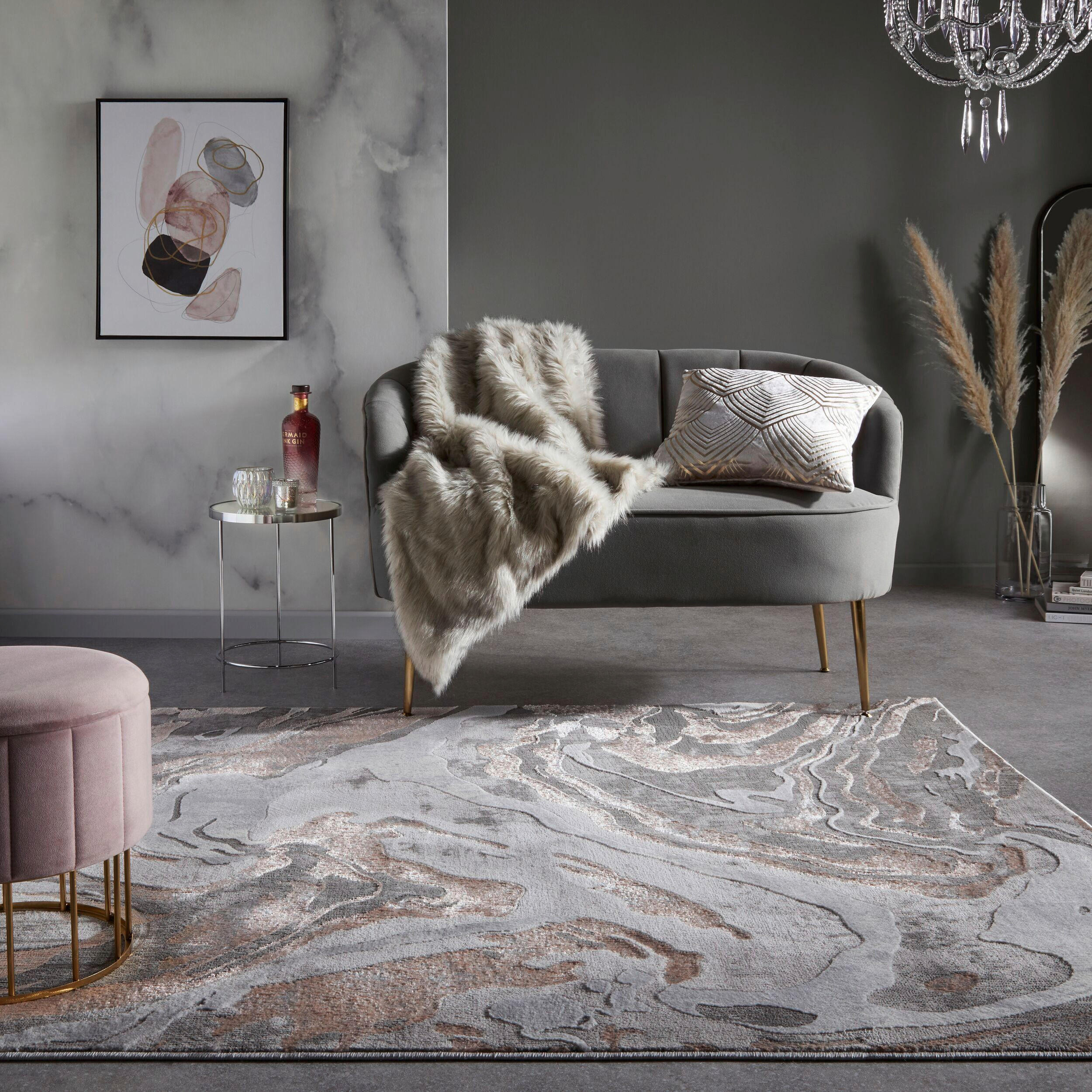 TEPPICH 230/160 cm Rosa  - Rosa, Basics, Textil (230/160cm) - Xora