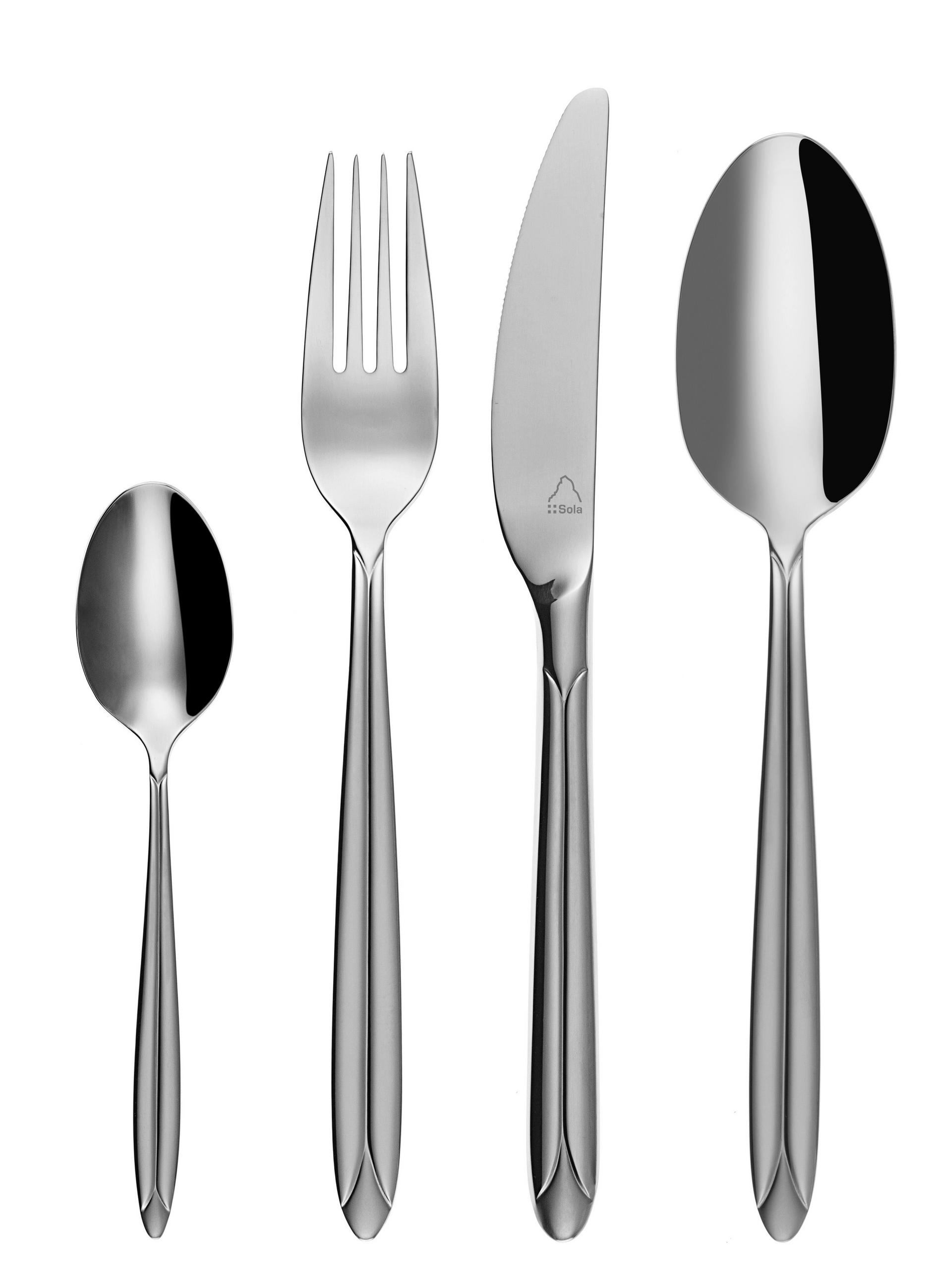 BESTECKSET 72-teilig   - Basics, Metall - Sola