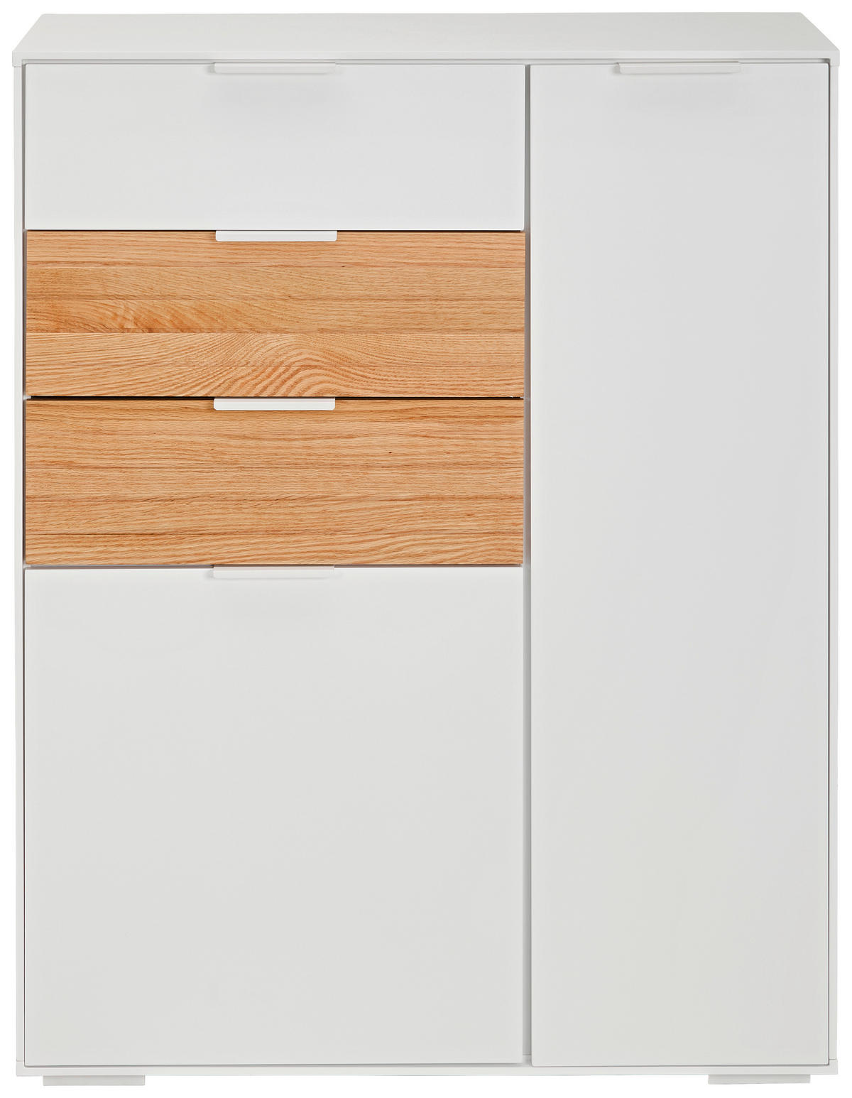 HIGHBOARD  in 82/104/40 cm  - Eichefarben/Weiß, Design, Holz/Holzwerkstoff (82/104/40cm) - MID.YOU