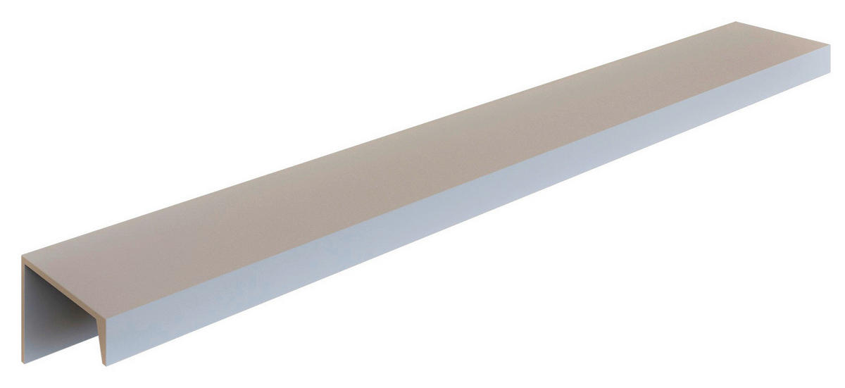 KÜCHENLEERBLOCK 300 cm   in Grau, Eiche Wotan  - Eiche Wotan/Grau, Design, Holzwerkstoff/Metall (300cm) - Held