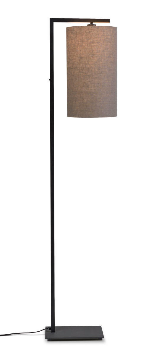 STEHLEUCHTE 35/160 cm    - Beige/Schwarz, Basics, Textil/Metall (35/160cm) - It's about Romi