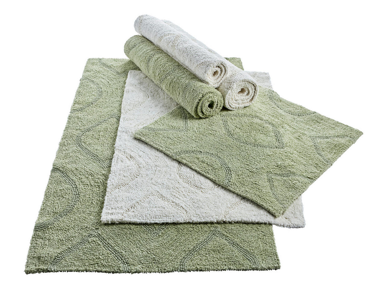 BADEMATTE Grün 60/60 cm  - Grün, Textil (60/60cm) - Esposa