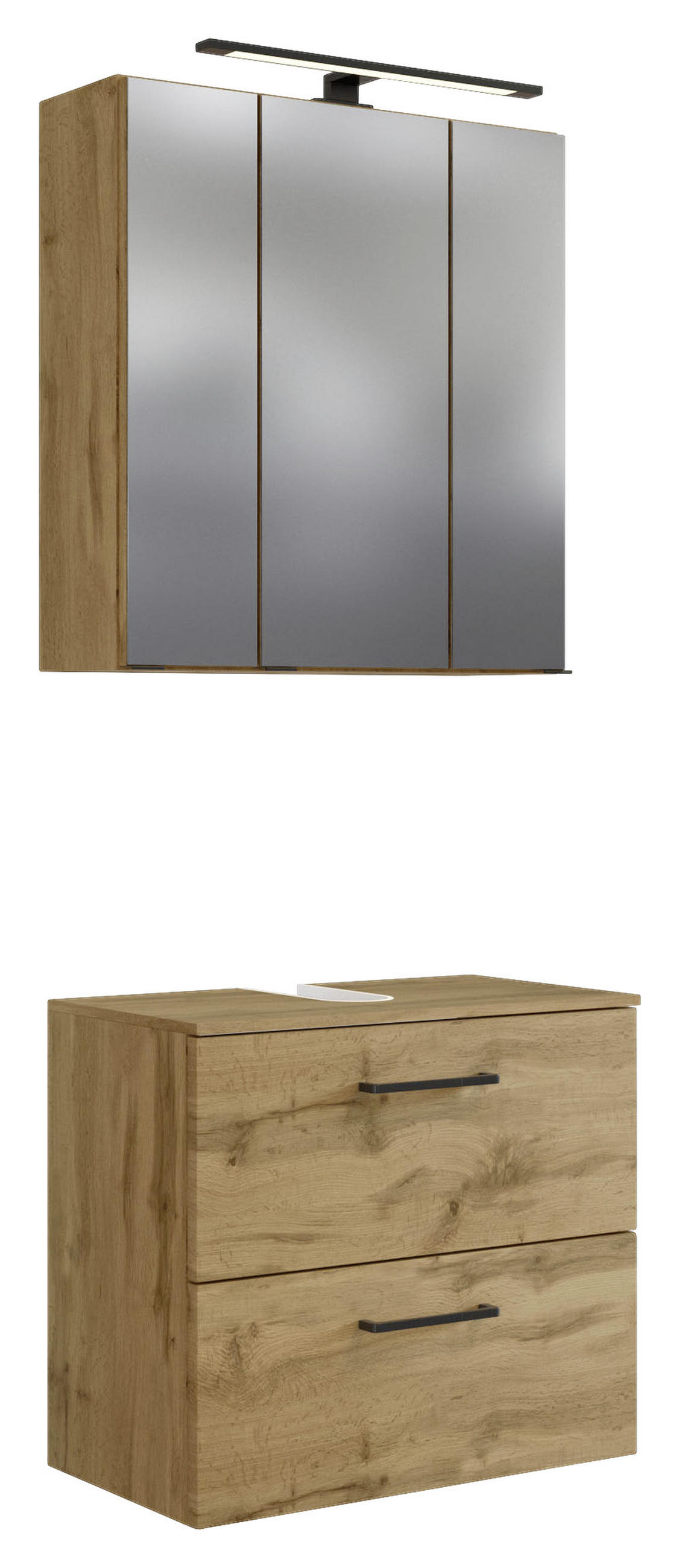 BADEZIMMER  in 60 cm  - Eichefarben, MODERN, Holzwerkstoff (60cm) - Held