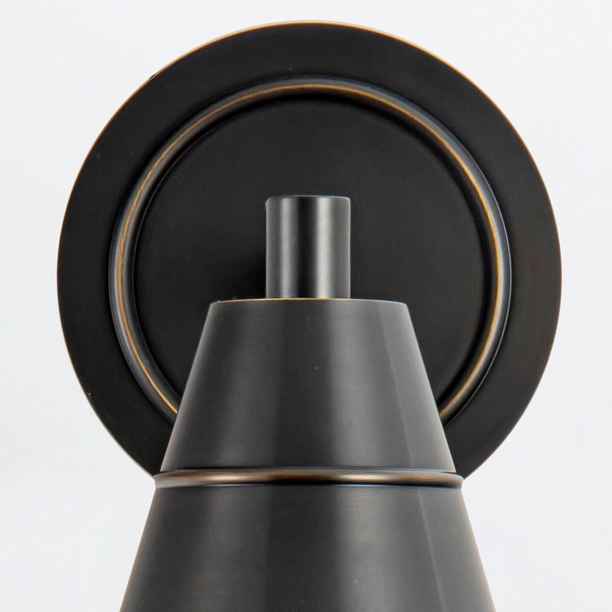 WANDLEUCHTE   - Bronzefarben, KONVENTIONELL, Glas/Metall (29,5/15,2/19,1cm) - Elstead Lighting