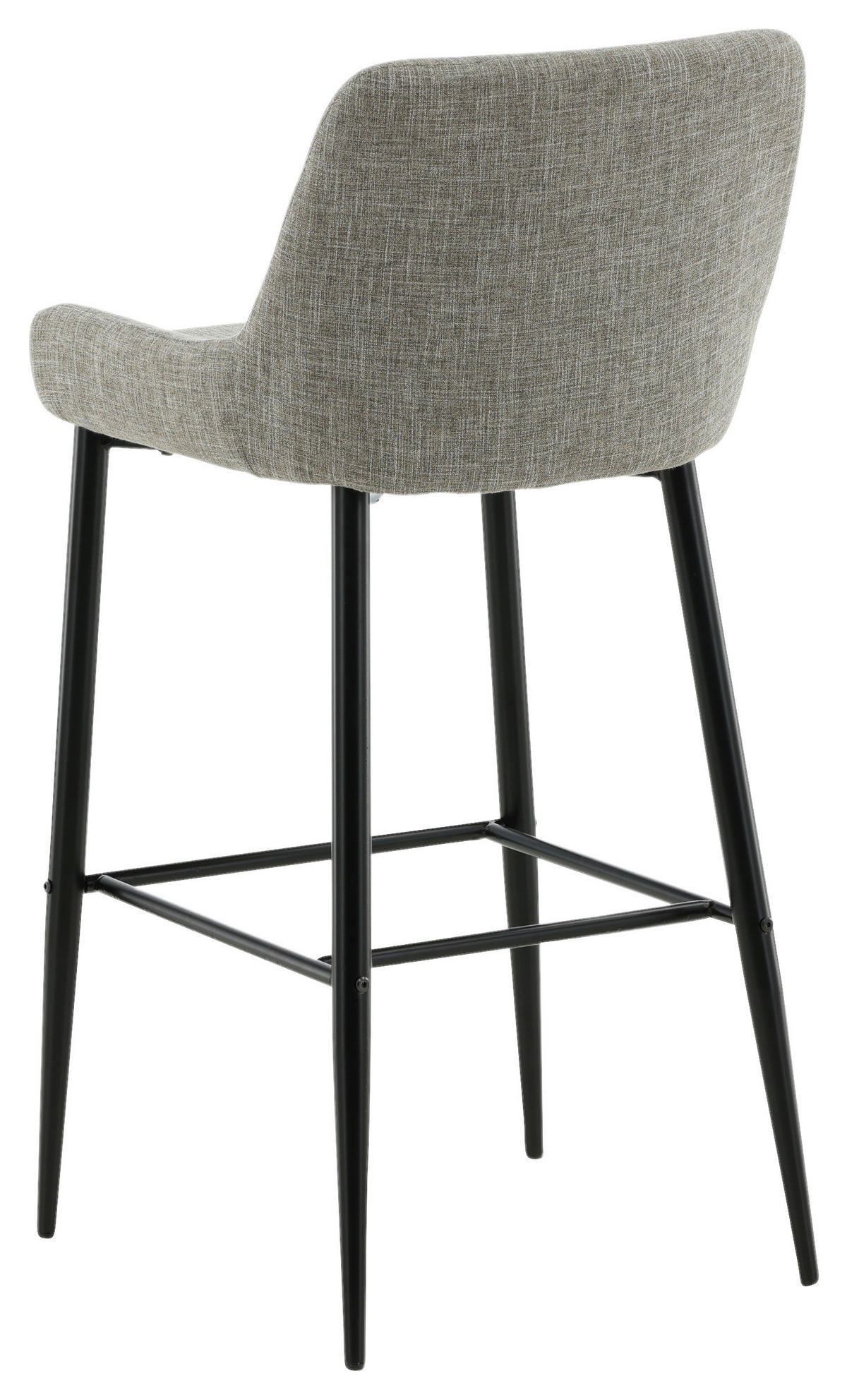 BARHOCKER-SET in Schwarz, Beige  - Beige/Schwarz, Design, Textil/Metall (48/105/57cm) - Livetastic