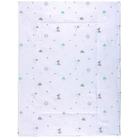 SCHMUSEDECKE Modern Clouds  75/100 cm  - Grün, Trend, Textil (75/100cm) - Patinio