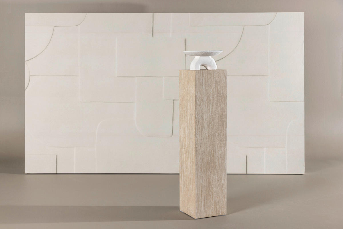BEISTELLTISCH 23/23/95 cm Pappel Beige  - Beige, MODERN, Holz (23/23/95cm) - Livetastic