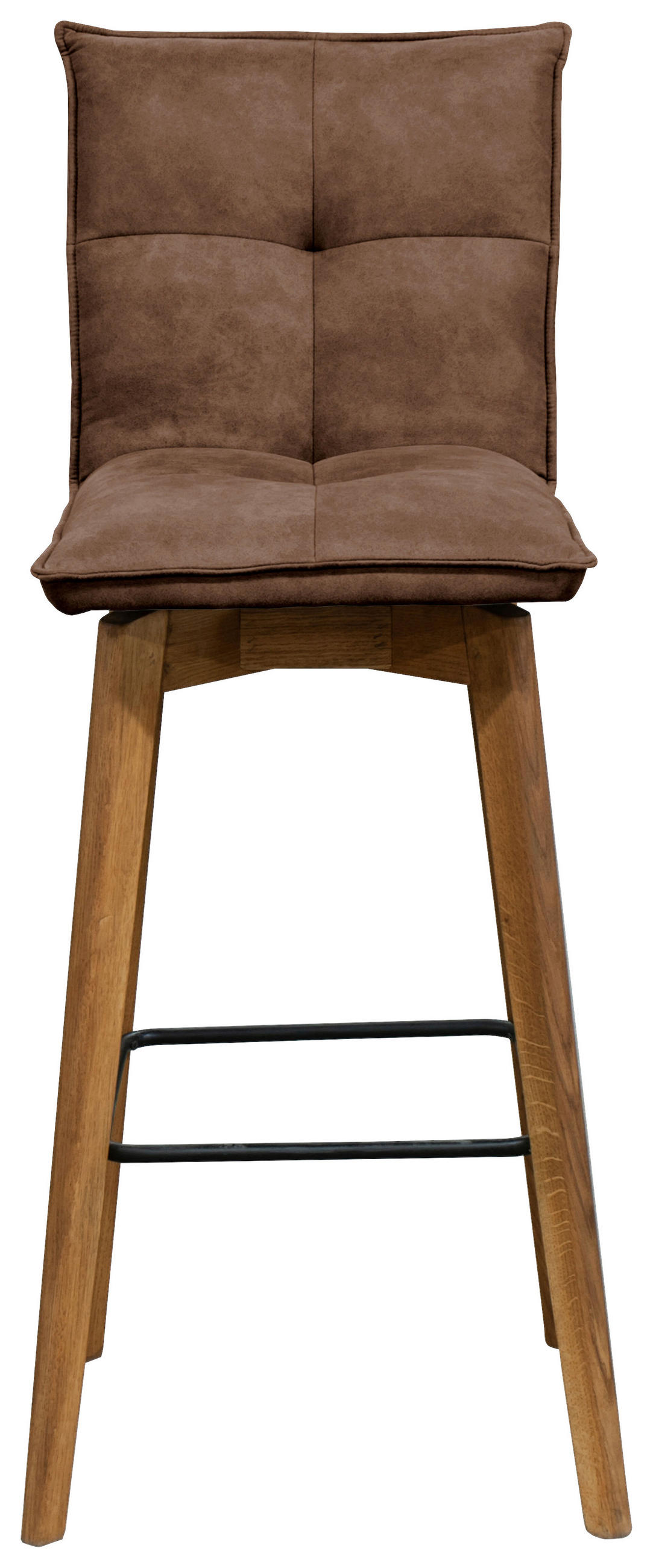 BARHOCKER in Hellbraun, Braun  - Hellbraun/Eichefarben, Natur, Holz (43/112/50cm) - Livetastic