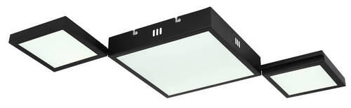 STROPNA LED-SVETILKA  Burkhard //2700-6500 K/230 V/ - črna/opal, Basics, kovina/umetna masa (93/42,5/4,5cm)