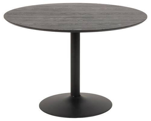 MASĂ din metal, material pe bază de lemn 110/110/74 cm   - culoare lemn frasin/negru, Basics, metal/material pe bază de lemn (110/110/74cm) - MID.YOU