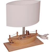DĚTSKÁ STOLNÍ LAMPIČKA, 27/26,5/14 cm - přírodní barvy, Natur, dřevo (27/26,5/14cm)