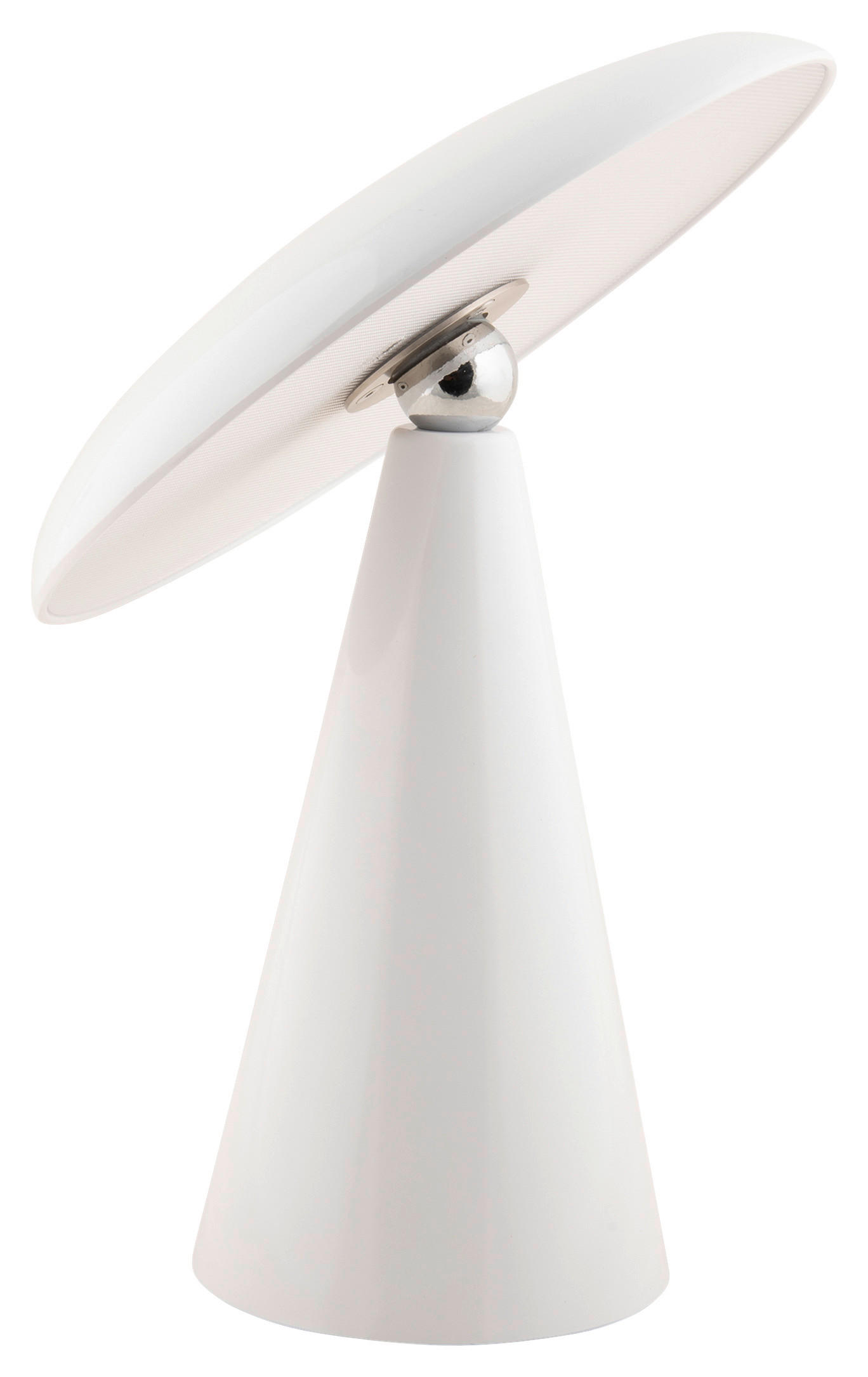 AKKU-TISCHLEUCHTE Phoebe 23/26/23 cm   - Weiß, Basics, Kunststoff (23/26/23cm) - Leitmotiv
