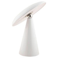 AKKU-TISCHLEUCHTE Phoebe 23/26/23 cm  - Weiß, Basics, Kunststoff (23/26/23cm) - Leitmotiv