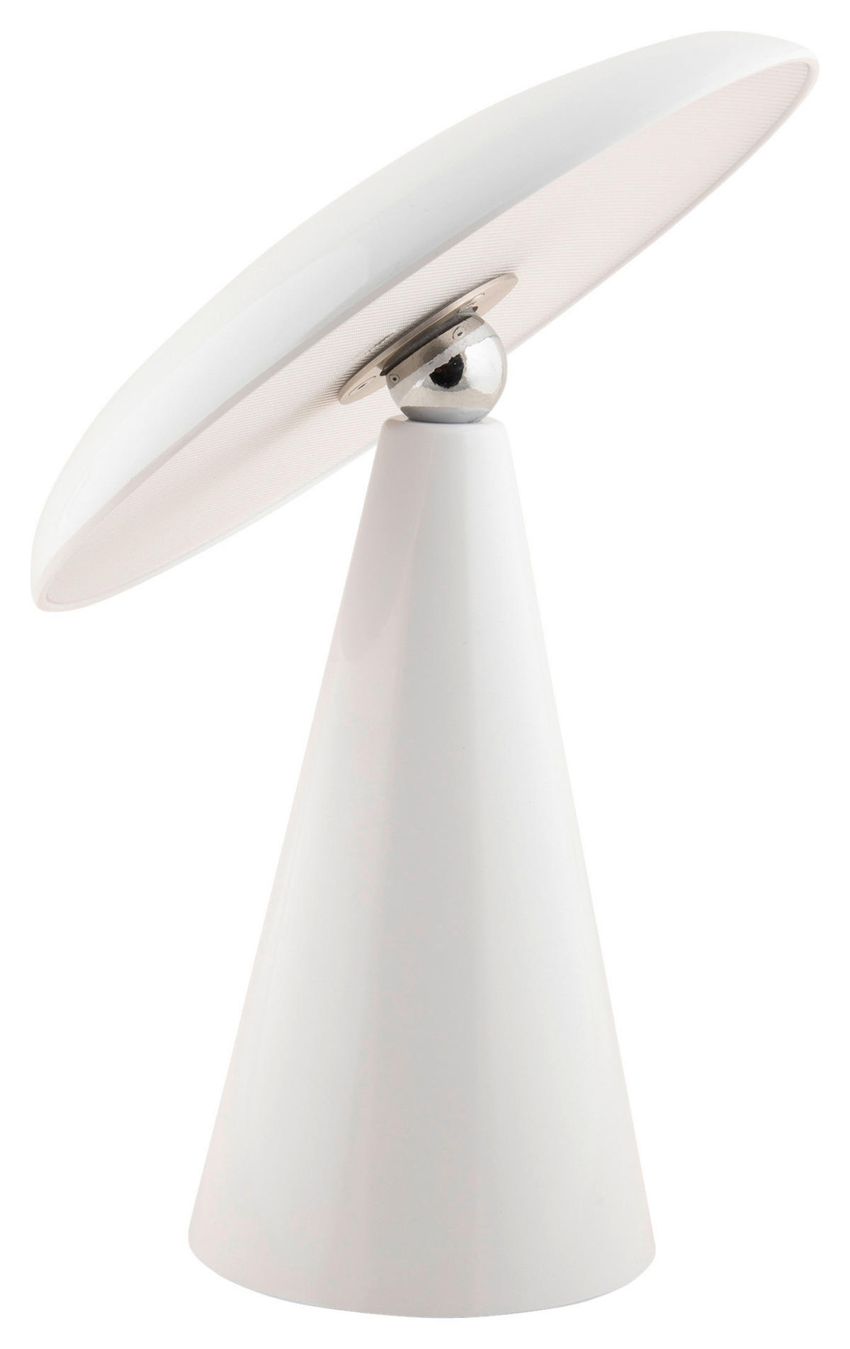 AKKU-TISCHLEUCHTE Phoebe 23/26/23 cm  - Weiß, Basics, Kunststoff (23/26/23cm) - Leitmotiv
